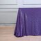PURPLE Sequined 90x156" RECTANGLE TABLECLOTH Designer Wedding Party Catering